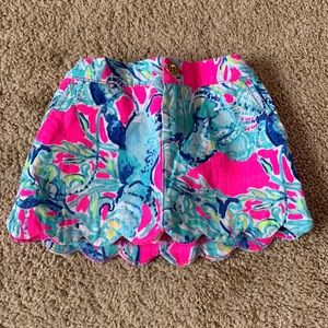 Girls Lilly Pulitzer skort.